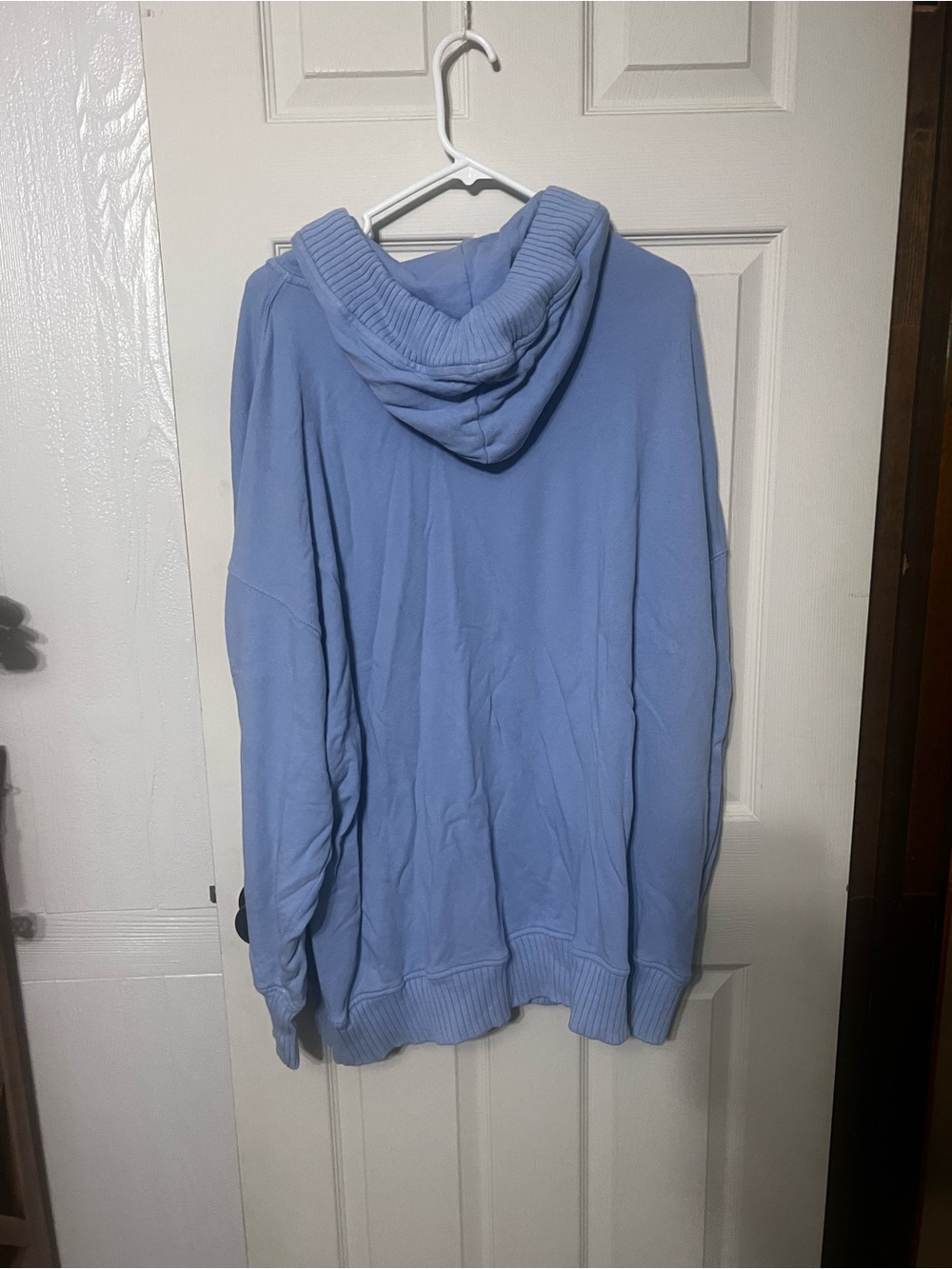 aerie pastel blue pullover hoodie - Picture 3 of 3